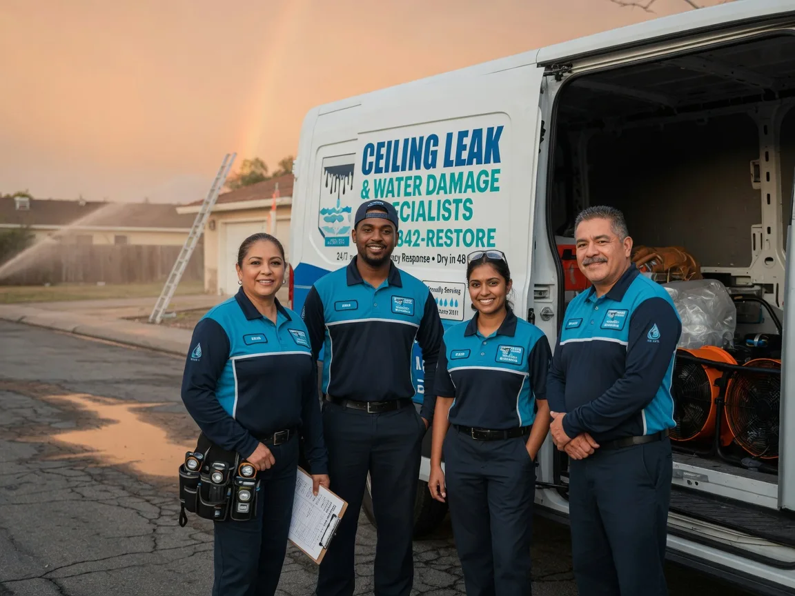 Ceiling Leak Cleanup company in Cheyney, PA