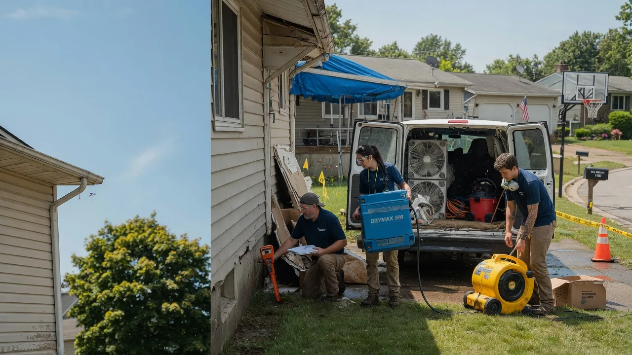 Ceiling Leak Cleanup in Cheyney, PA near me