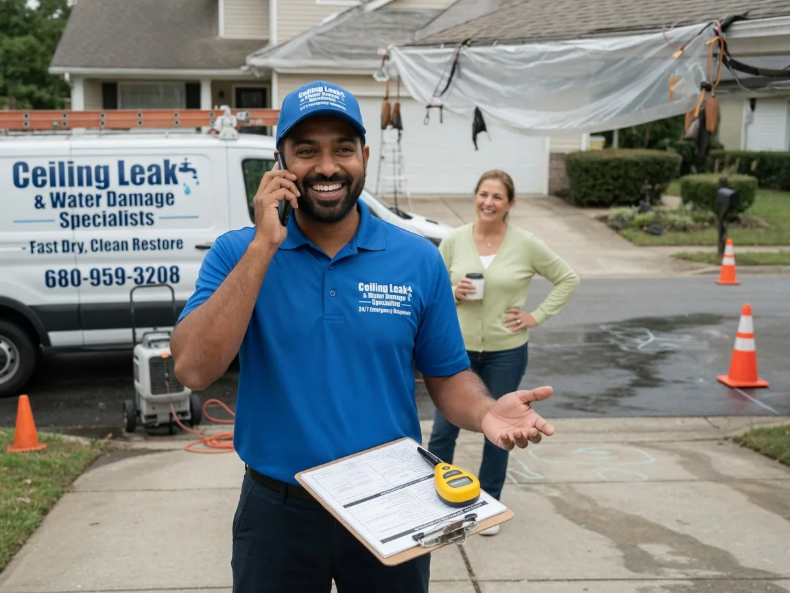 Ceiling Leak Cleanup Cheyney, PA FAQs